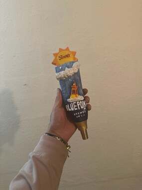 Blue Point Summer Ale Beer Tap Handle lighthouse Wave Sun Design
